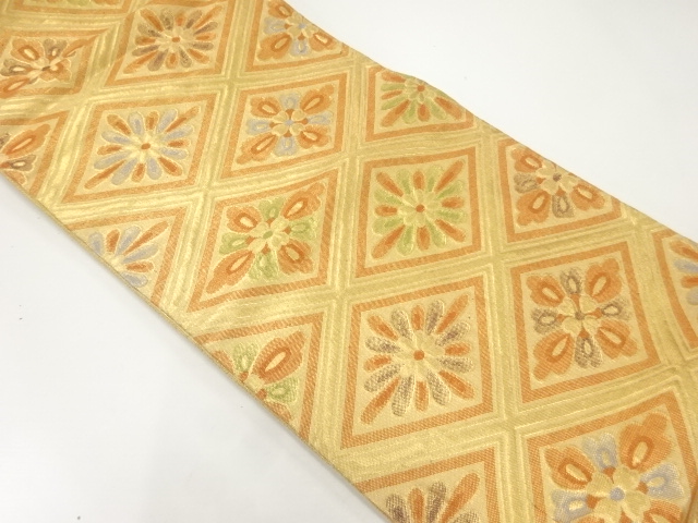 JAPANESE FUKURO OBI / SAGANISHIKI / WOVEN RHOMBUS